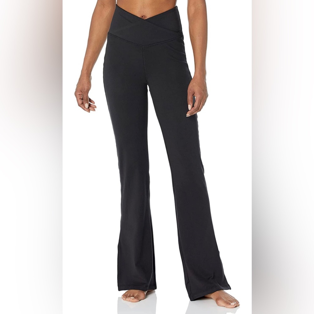 Danskin Women's Side Slit Flare Yoga Pant